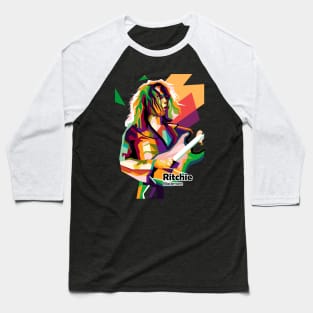 The Guitaris In Wpap Art Baseball T-Shirt